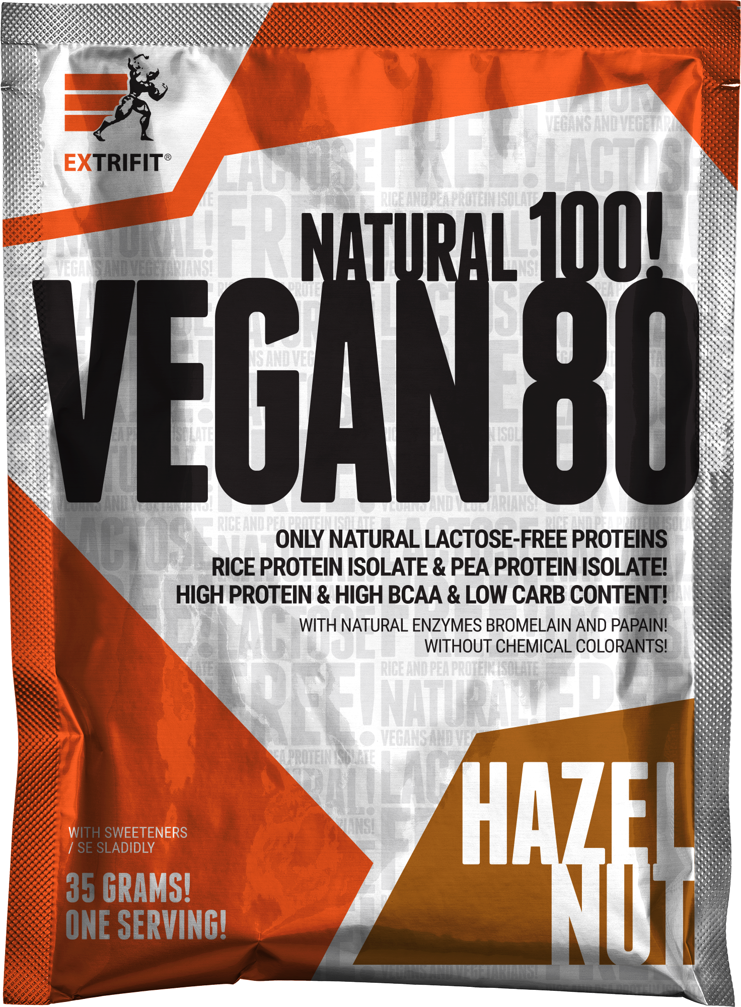 Extrifit Vegan 80 35 g hazelnut
