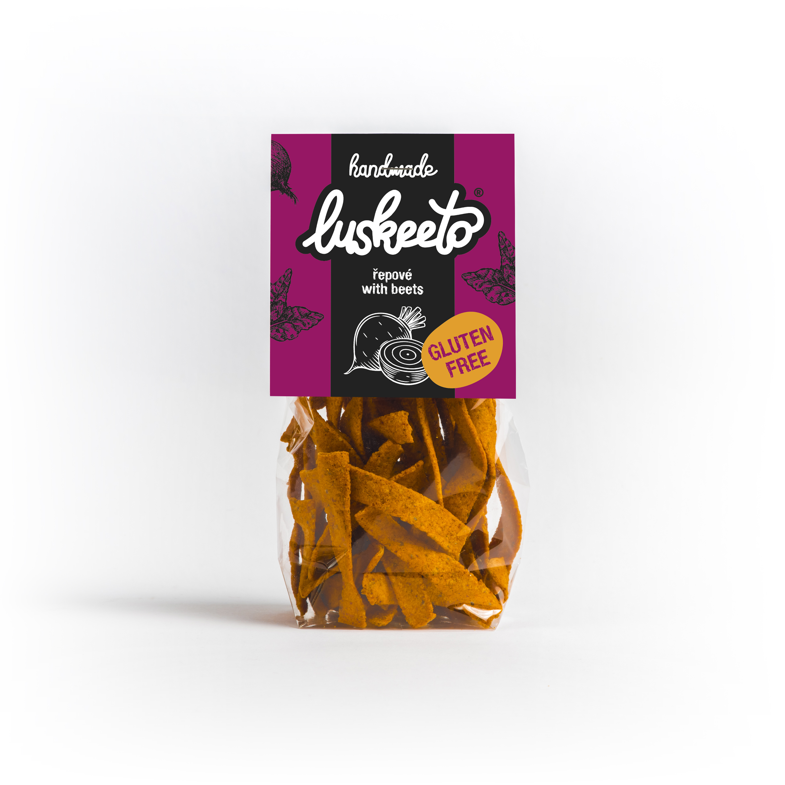 Luskeeto Luštěninové Krekry 70 g řepové