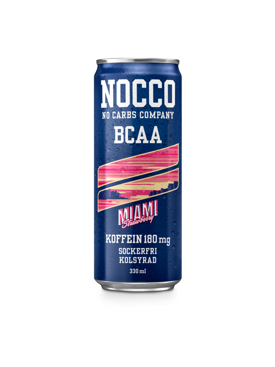 Nocco BCAA 330 ml miami strawberry