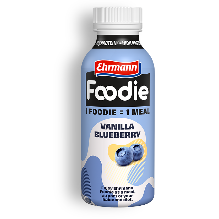 Ehrmann Foodie 400 ml vanilla blueberry