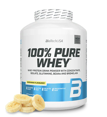 BioTech 100% Pure Whey 2270 g banana