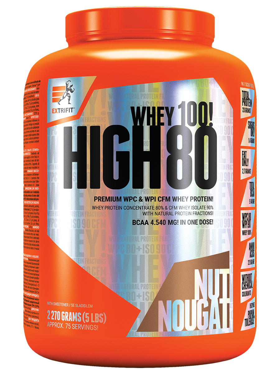 Extrifit High Whey 80 1000 g nut nougat
