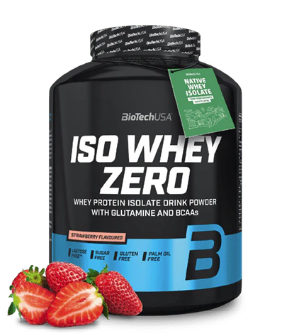 BioTech Iso Whey Zero 2270 g strawberry