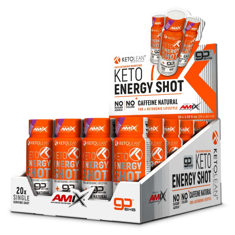 Amix KetoLean Keto goBHB Energy Shot forest fruit 20 x 60 ml