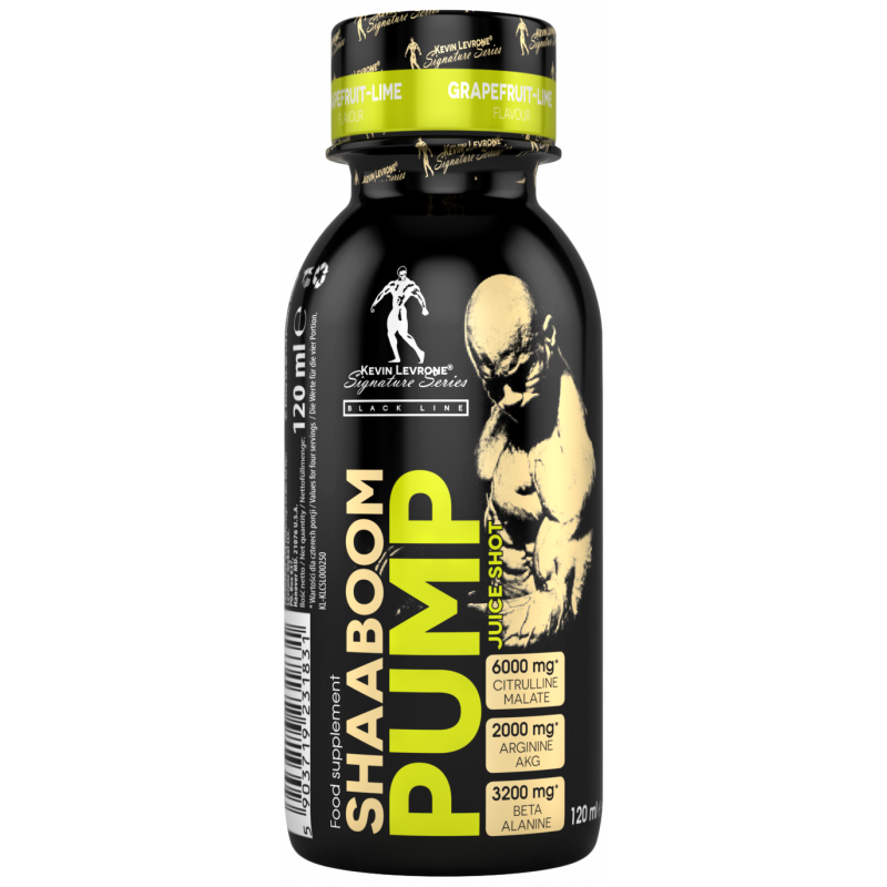 Kevin Levrone Shaaboom Pump Juice Shot 120 ml grapefruit lime