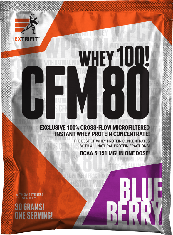 Extrifit CFM Instant Whey 80 30 g blueberry