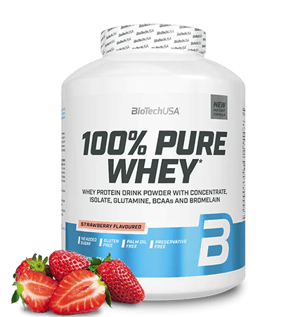 BioTech 100% Pure Whey 2270 g strawberry