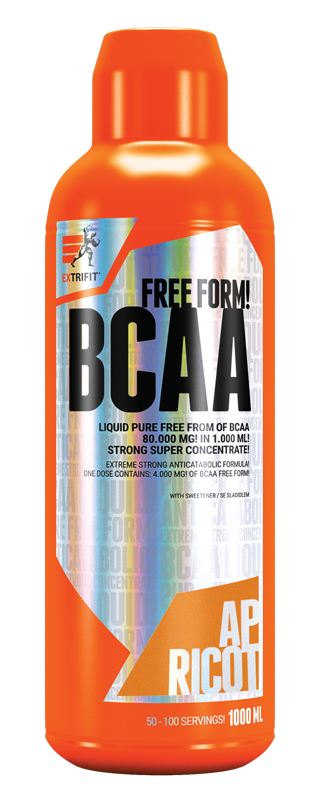 Extrifit BCAA 80000 Liquid 1000 ml apricot