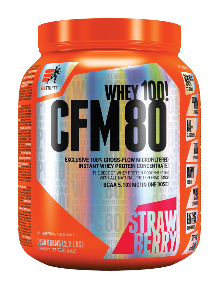 Extrifit CFM Instant Whey 80 1000 g strawberry