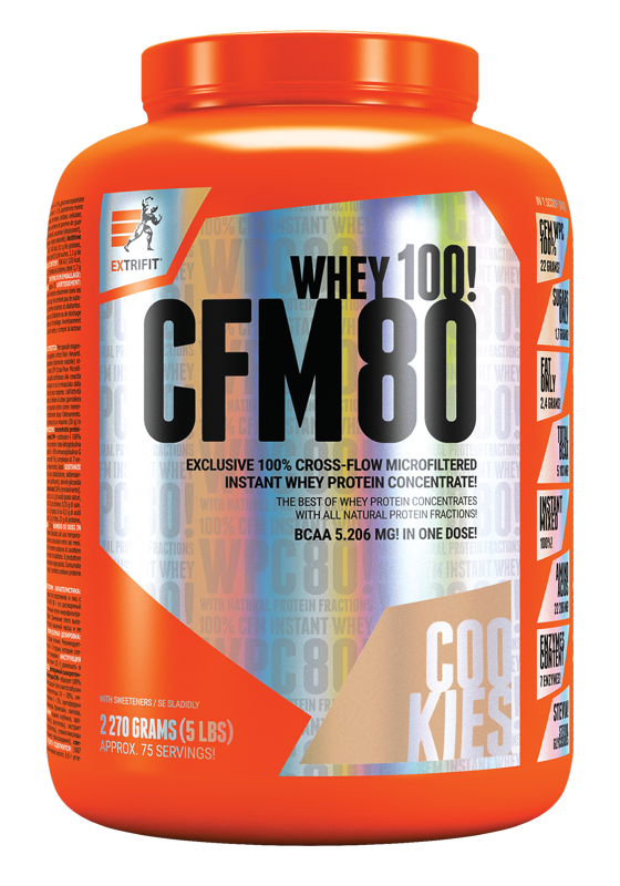 Extrifit CFM Instant Whey 80 2270 g cookies cream