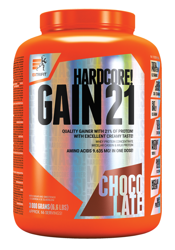 Extrifit Hardcore Gain 21 3000 g chocolate