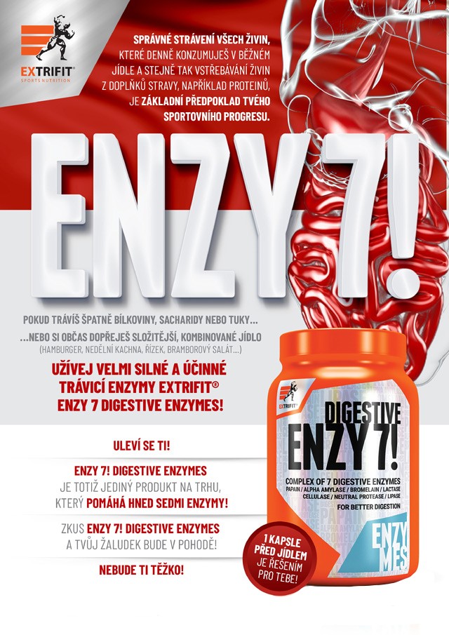 Extrifit Enzy 7! Digestive Enzymes 90 cps