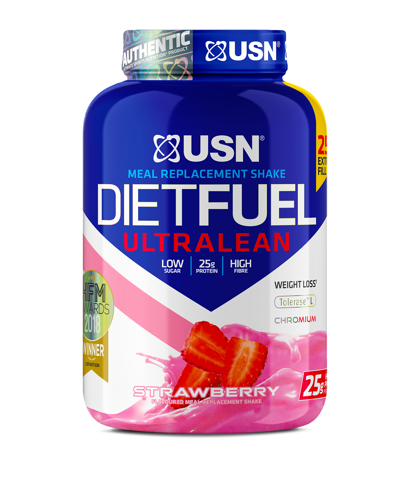 USN Diet Fuel Ultralean 2000 g jahoda