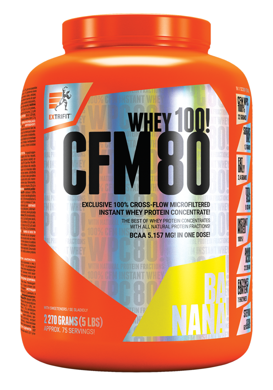 Extrifit CFM Instant Whey 80 2270 g banana