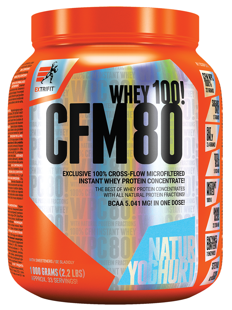 Extrifit CFM Instant Whey 80 1000 g natur yoghurt