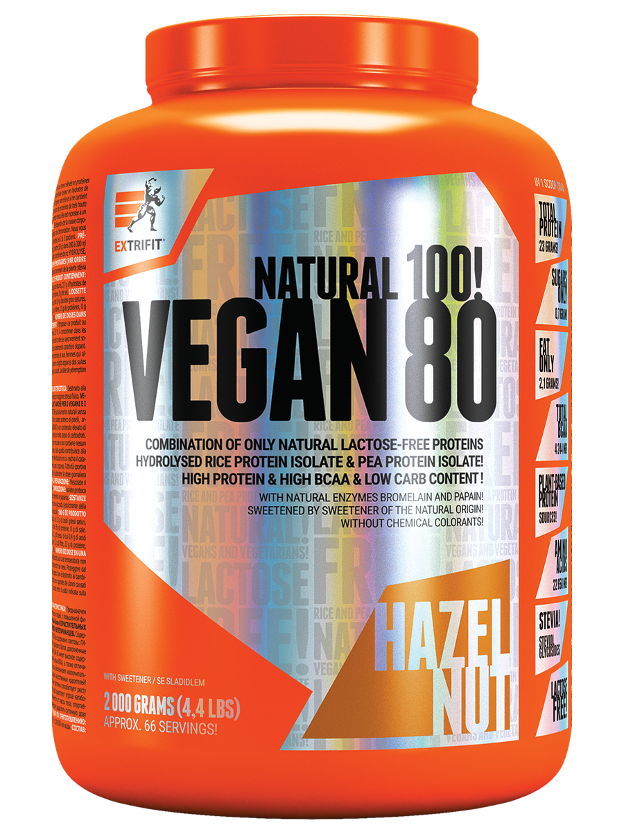 Extrifit Vegan 80 2000 g hazelnut