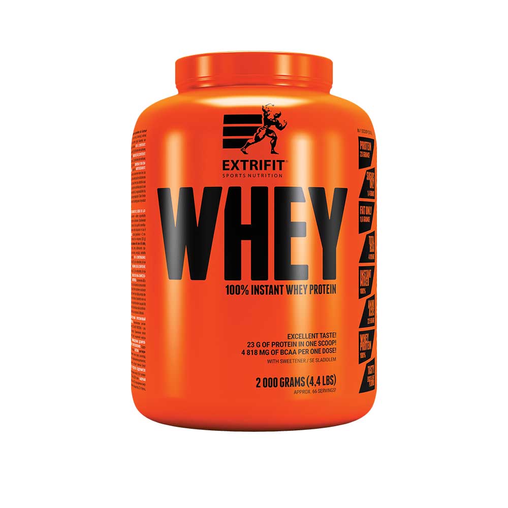 AKCE Extrifit 100% Whey Protein 2000 g + ZDARMA Šejkr 600 ml