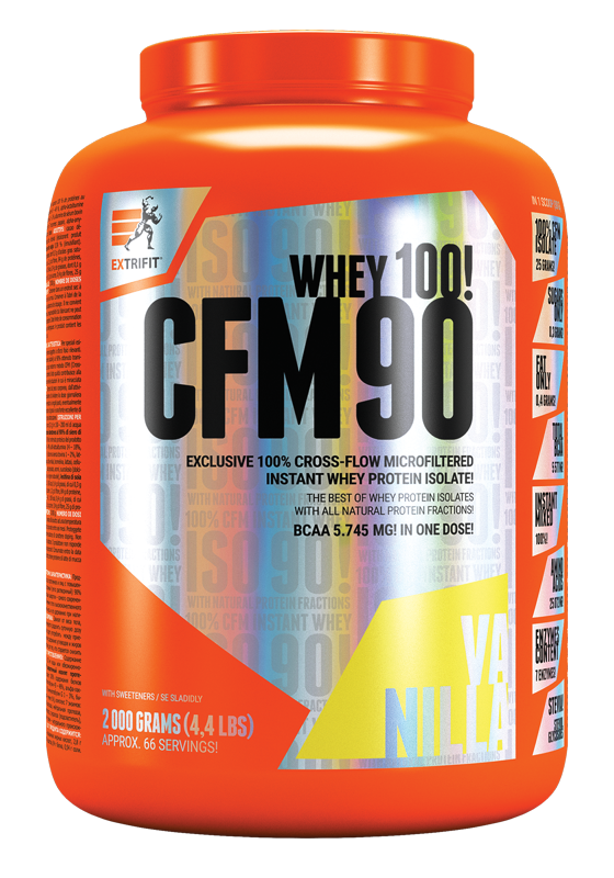 Extrifit CFM Instant Whey Isolate 90 2000 g vanilla