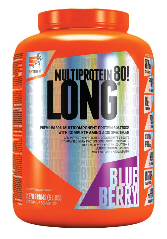 Extrifit Long 80 Multiprotein 2270 g blueberry