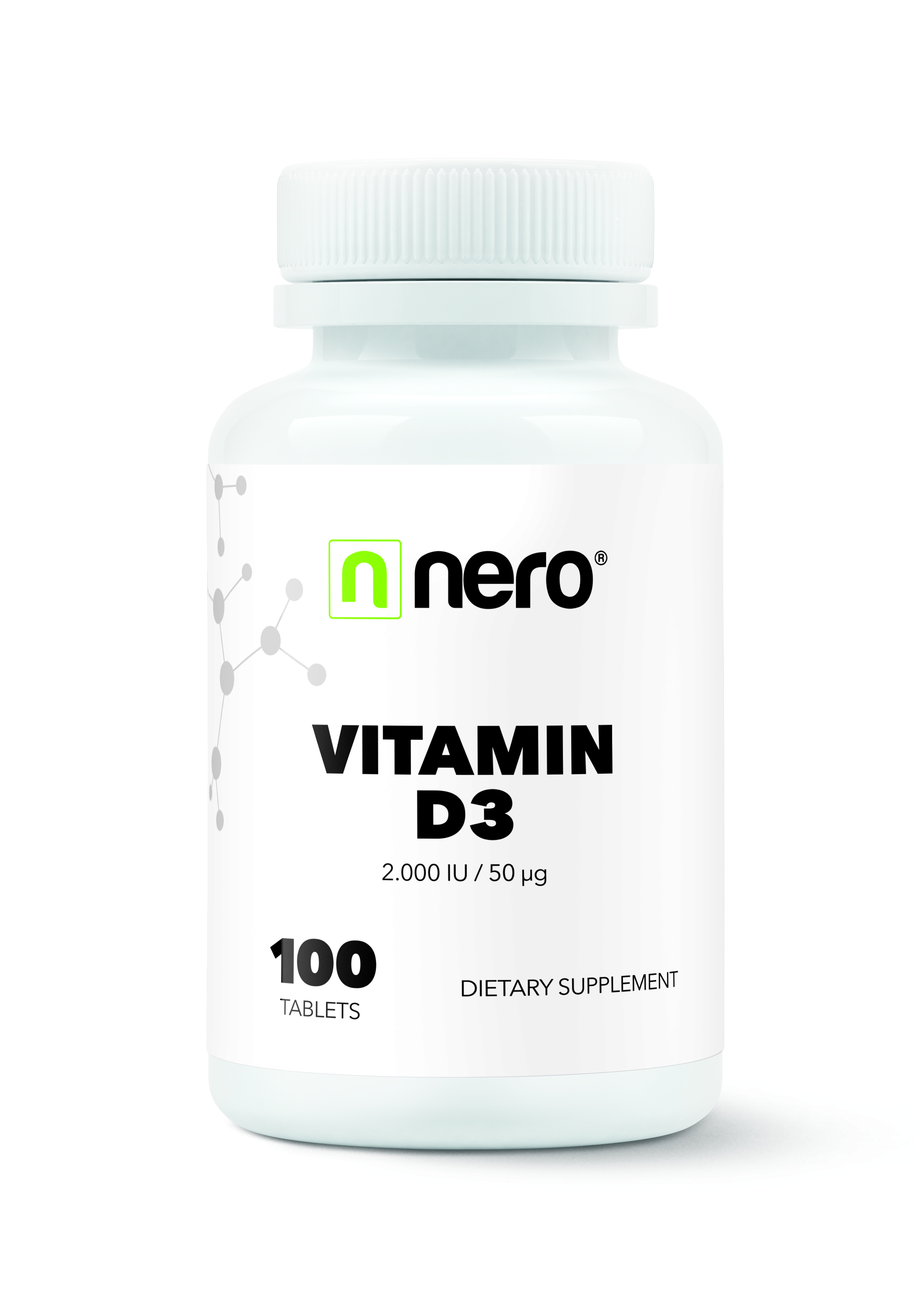NeroDrinks Vitamin D3 2.000IU 100 kapslí