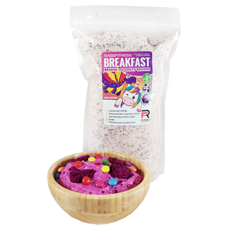 RAGEFITNESS BREAKFAST DRAGON AND CRAZY UNICORN 600 g