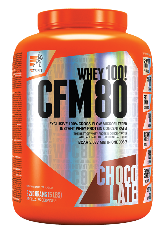 Extrifit CFM Instant Whey 80 2270 g chocolate