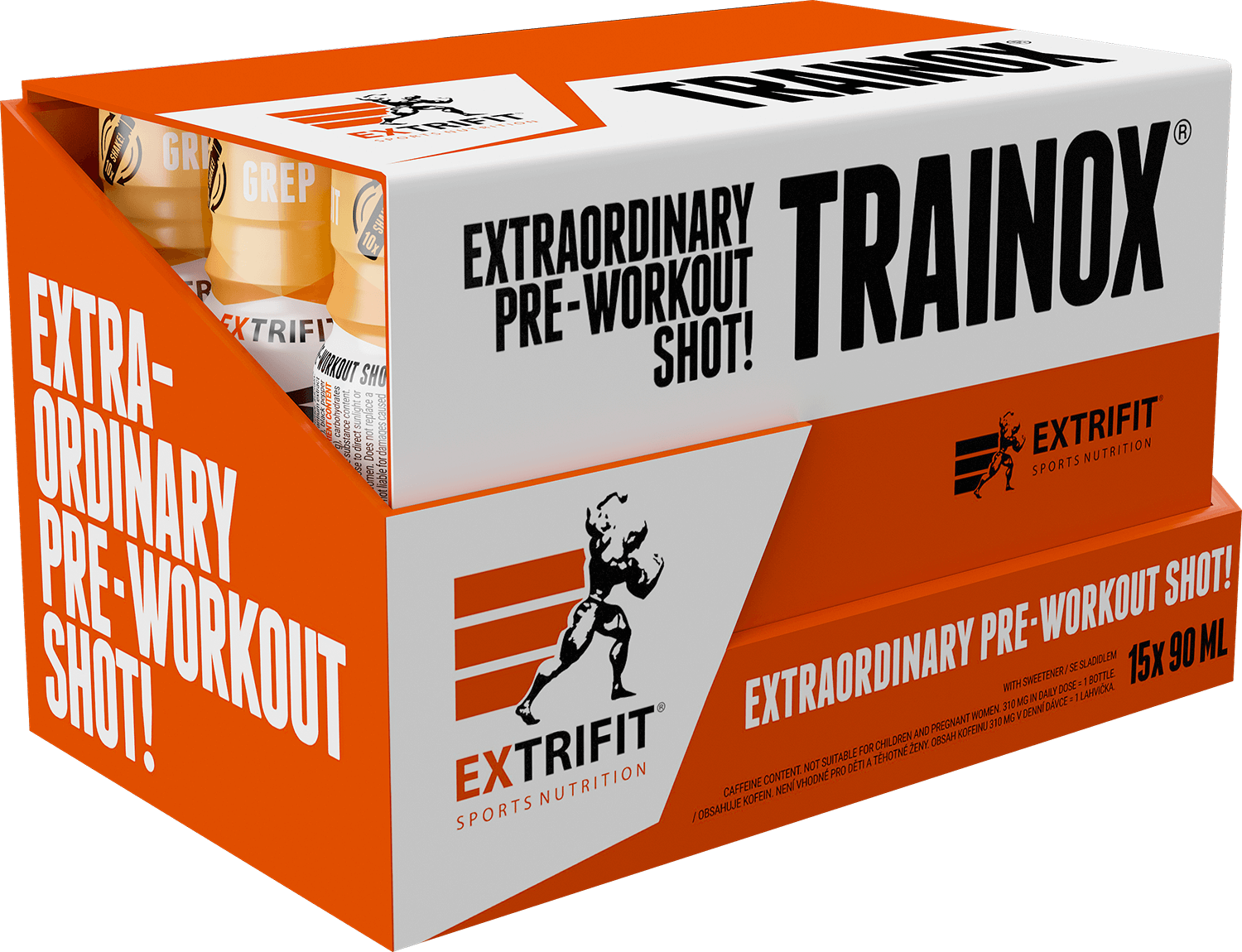Extrifit Trainox Shot 15 x 90 ml grapefruit