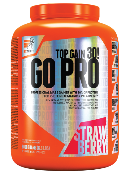 Extrifit Go Pro 30 3000 g strawberry