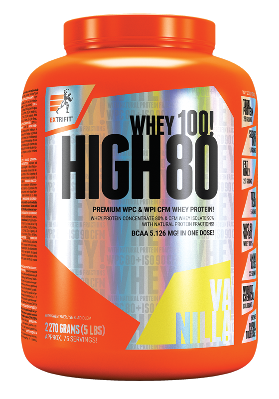 Extrifit High Whey 80 2270 g vanilla