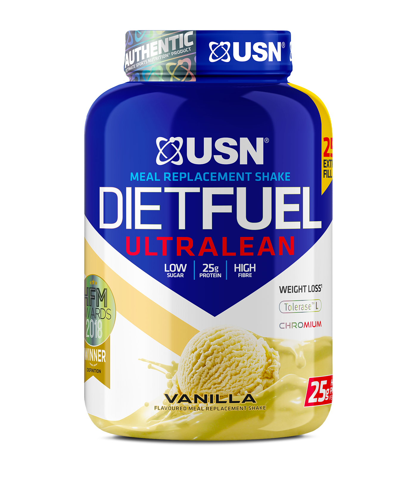 USN Diet Fuel Ultralean 2000 g vanilka