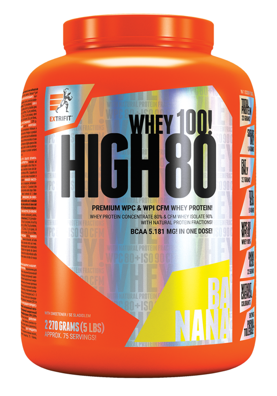 Extrifit High Whey 80 2270 g banana