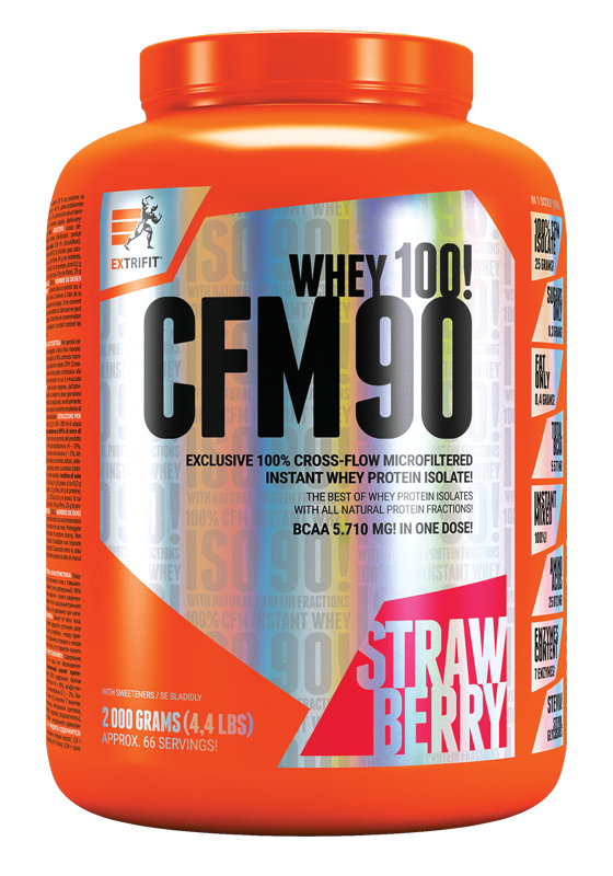 Extrifit CFM Instant Whey Isolate 90 2000 g strawberry