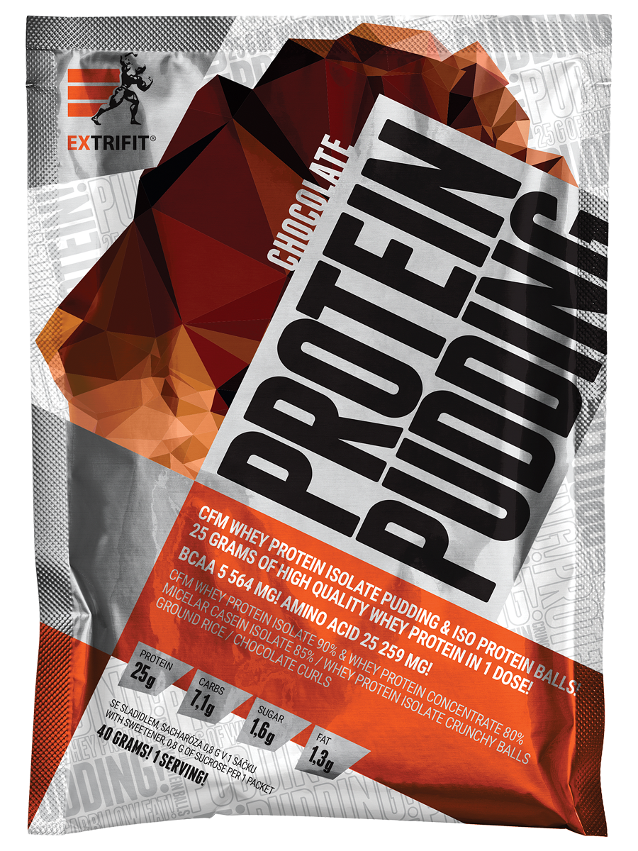 Extrifit Protein Pudding čokoláda 10x40 g