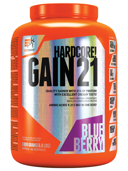 Extrifit Hardcore Gain 21 3000 g blueberry
