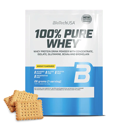 BioTech 100% Pure Whey 28 g black biscuit