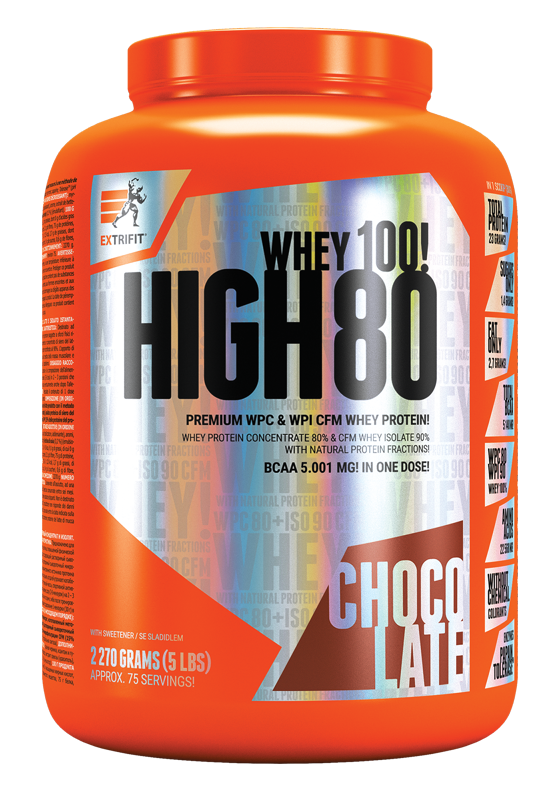 Extrifit High Whey 80 2270 g chocolate