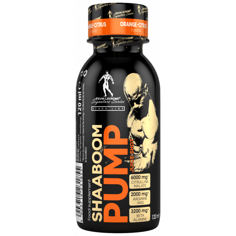 Kevin Levrone Shaaboom Pump Juice Shot 120 ml orange citrus