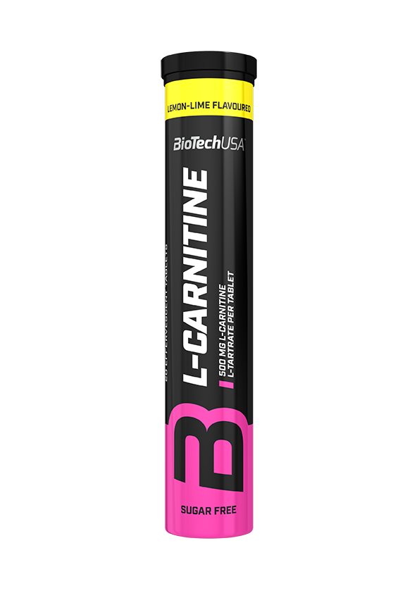 BioTech L-Carnitine 500 20 tbl lemon lime (šumivé)
