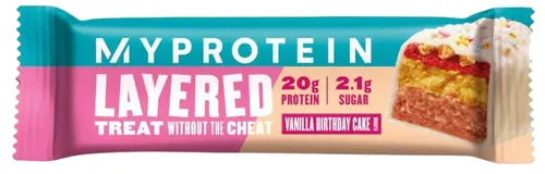 MyProtein Layered protein bar 60 g vanilla birthday cake