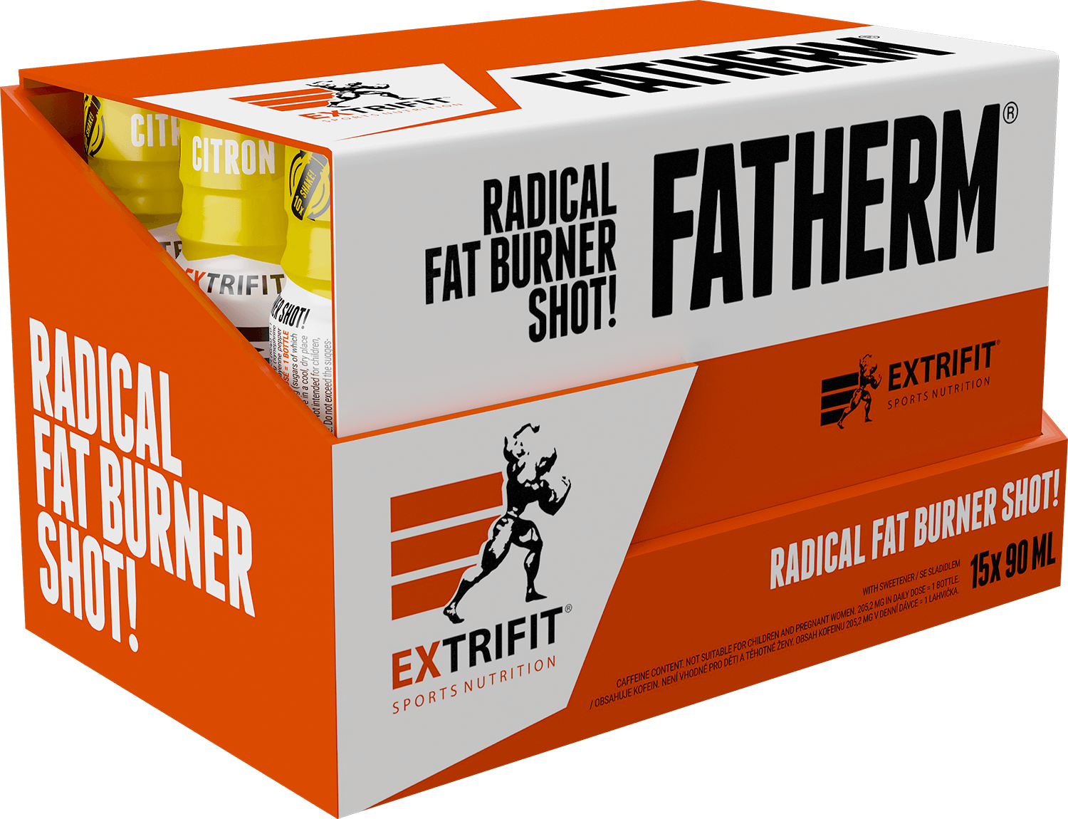 Extrifit Fatherm Shot 15 x 90 ml lemon
