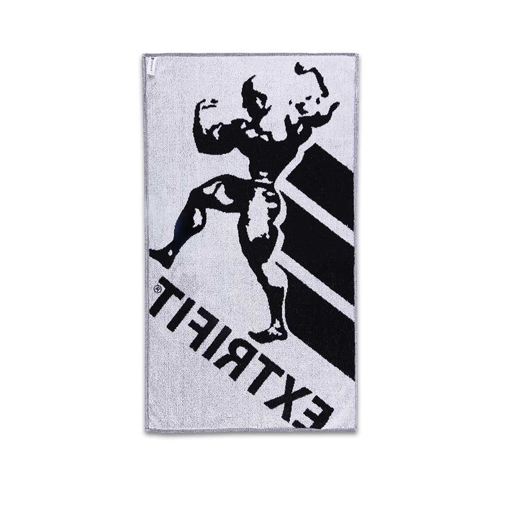Extrifit Ručník NEW bílo-černá velké logo