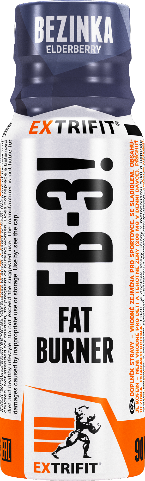Extrifit FB-3! Fat Burner Shot 90 ml elderberry