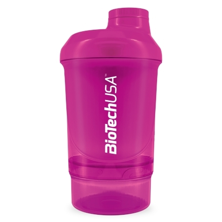BioTech Šejkr 300 + 150 ml růžový