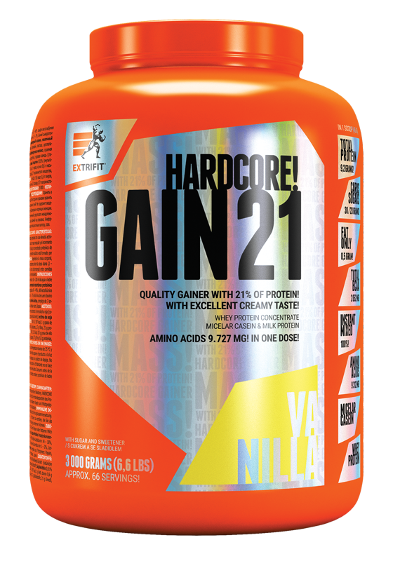 Extrifit Hardcore Gain 21 3000 g vanilla