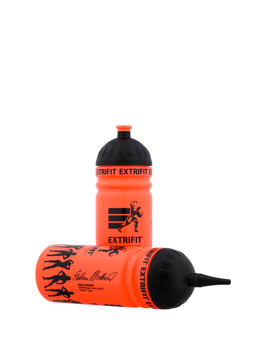 Extrifit Bidon s hubicí 750 ml oranžová