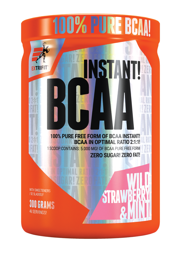 Extrifit BCAA Instant 300 g wild strawberry & mint