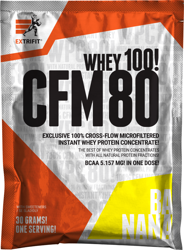Extrifit CFM Instant Whey 80 20 x 30 g banana