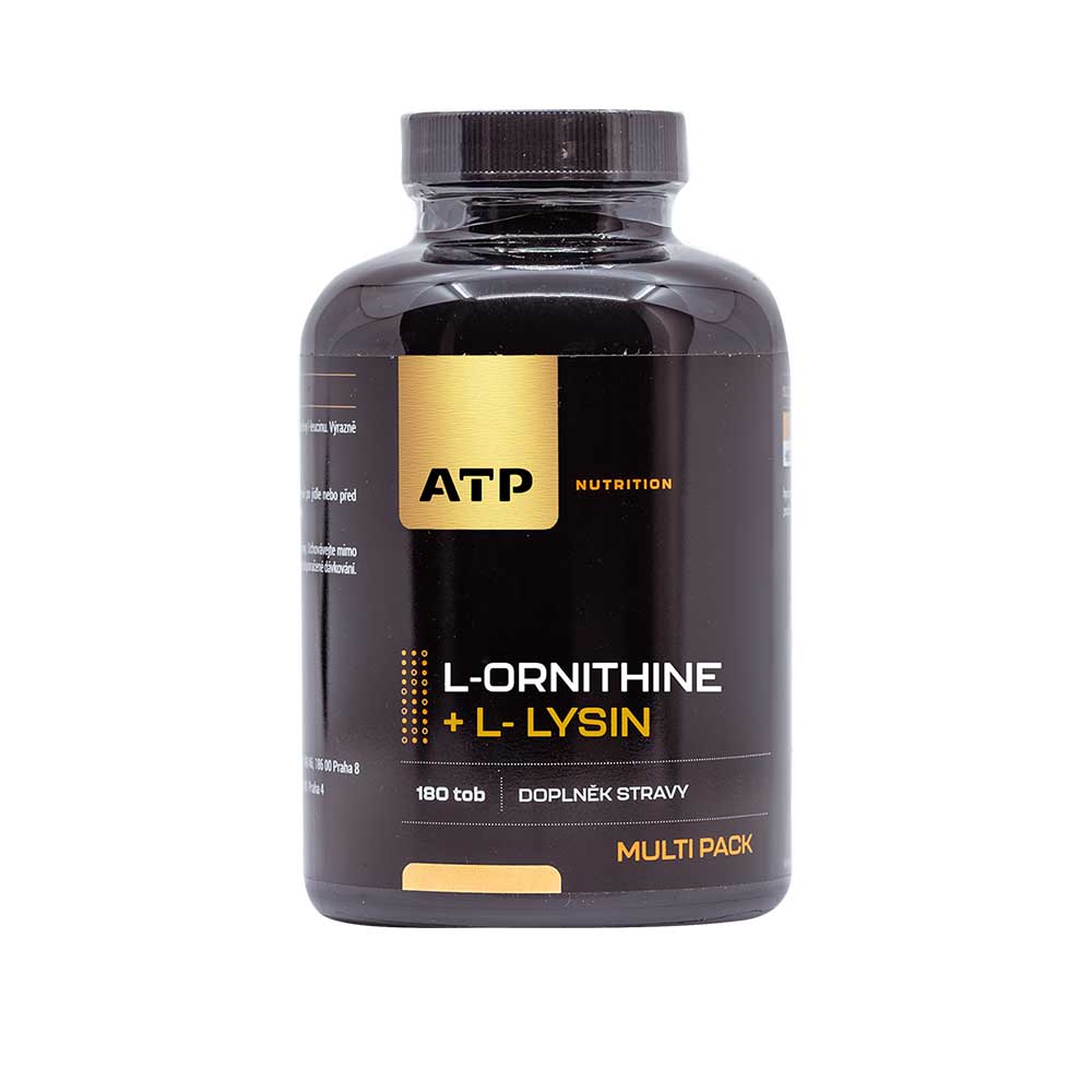 ATP Nutrition L-Ornithine + L-Lysin 180 tob