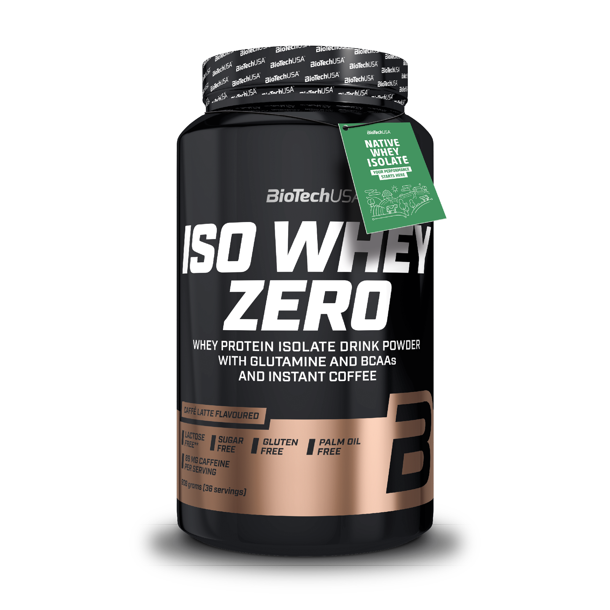 BioTech Iso Whey Zero 908 g caffé latte
