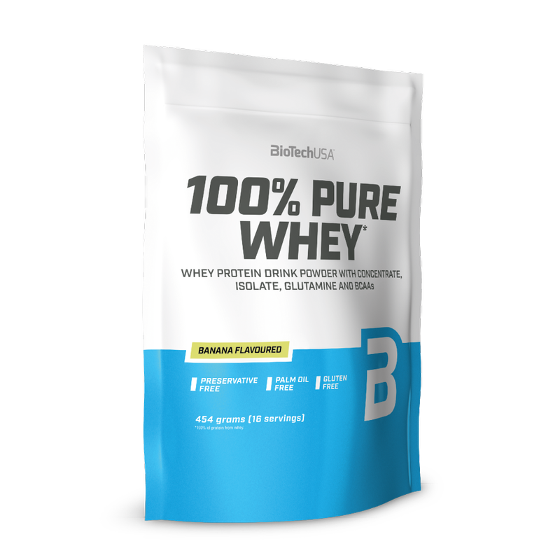 BioTech 100% Pure Whey 454 g banana